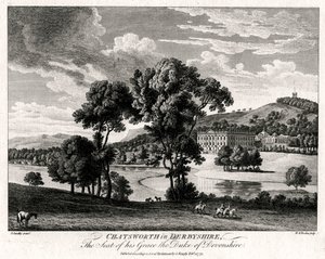Chatsworth dans le Derbyshire, siège de son Altesse le Duc de Devonshire