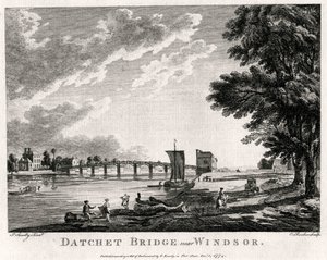 Pont de Datchet près de Windsor, Berkshire, 1774