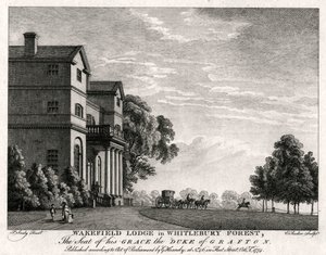 Wakefield Lodge dans la forêt de Whitlebury, Northamptonshire, 1774 - Michael Angelo Rooker