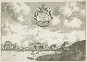 Bentley Hall : gravure sur cuivre, [1686]