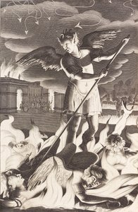 Illustration pour le Paradis perdu de John Milton, 1688