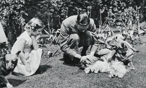 Le roi George VI et la princesse Margaret Rose, 1937 - Michael Chance