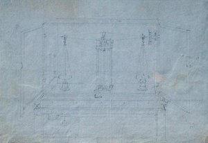 Balance chimique, du carnet de Michael Faraday