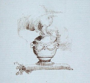 Dessin du carnet de Michael Faraday