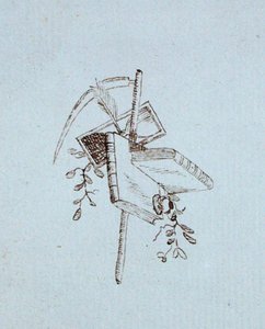 Dessin du scrapbook de Michael Faraday