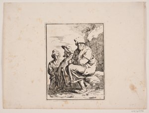 Un vieil homme et deux jeunes