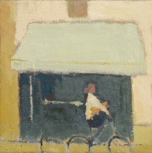 Vélo et baguettes, 2017 (huile sur lin)