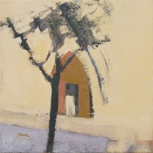 Église de Puymirol, 2017 (huile sur lin) - Michael G. Clark