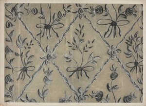 Mur décoré à main levée, vers 1939 - Michael Lauretano