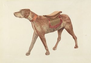 Chien de carrousel, vers 1938