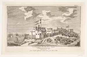 Christiansborg sur la côte de Guinée, vue du sud-ouest - Michael Rössler