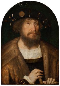 Portrait du roi Christian II de Danemark 1481-1559, 1514 ou 1515