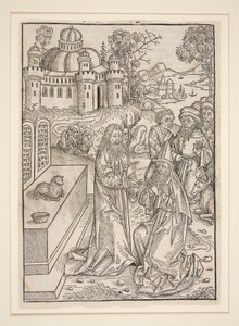 Page de Stephan Fridolin, Der Schatzbehalter (Nuremberg : Anton Koberger, 1491) - Michael Wolgemut