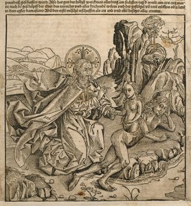 Dieu le Père créant Ève à partir de la côte d