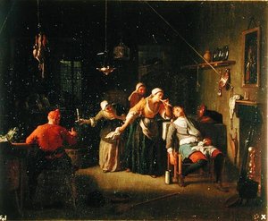 Scène de taverne