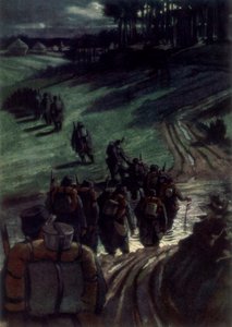En route pour les tranchées