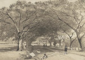 Avenue et entrée de la caserne St. James