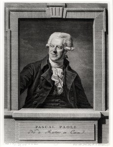 Portrait de Pascal Paoli, gravé par Benoit Louis Henriquez (1732-1806) 1793 - Michel Martin Drolling
