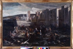 Le Chevalier Roze dévoilant la Tourette au plus fort de la peste, 8ème siècle - Michel Serre