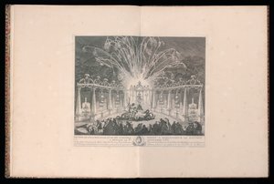 Dessein de l’illumination et du feu d’artifice donné à Monseigneur le Dauphin à Meudon le 3 septembre 1735 - Michel de Bonneval