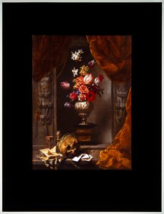 Nature morte avec vase de fleurs - Michel de Bouillon