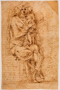 Madonna et Enfant - Michelangelo (after) Buonarroti