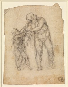 Énée et un enfant (recto)