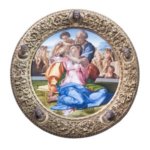 Sainte Famille avec le jeune saint Jean-Baptiste, connu sous le nom de "Doni tondo"
