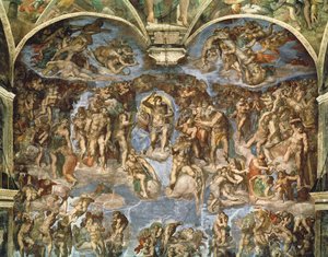 Le Jugement Dernier, de la Chapelle Sixtine - Michelangelo Buonarroti