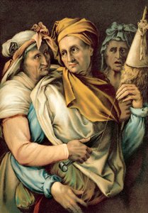 Le Parche (chromolitho) - Michelangelo Buonarroti