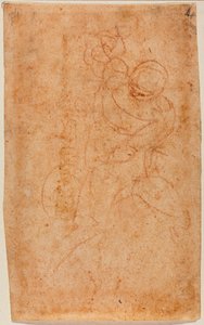 Nu masculin assis - Michelangelo Buonarroti