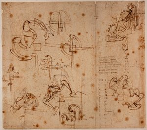 Études de fortifications pour une porte