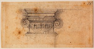 Étude pour une figure assise - Michelangelo Buonarroti