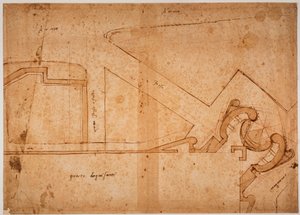 Étude de fortification de la porte du Pré de Tous les Saints