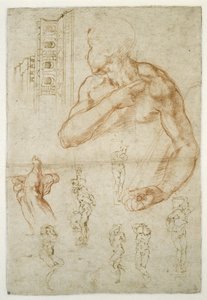 Étude de la figure assistante de la Sibylle Libyenne, vers 1512