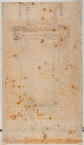 Conception de fenêtre et études pour le curtilage Laurentien - Michelangelo Buonarroti