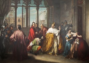 Le doge Francesco Foscari envoie son fils Jacopo en exil ("I due Foscari")