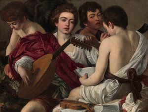 Les musiciens, vers 1595