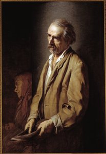 Autoportrait Peinture de Michelangelo Pittatore (1825-1903) 1894 Dim 107x73 cm Asti, Pinacoteca Civica