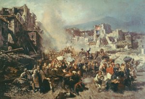 Tremblement de terre à Torre Del Greco - Michele Cammarano