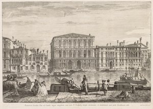 Vues de Venise : Palazzo Pesaro, 1741