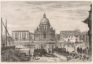Vues de Venise : S. M. Della Salute - Michele Marieschi