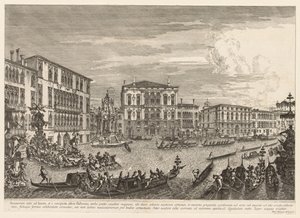 Vues de Venise : La Régate - Michele Marieschi