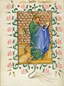 Saint Luc peignant la Vierge
