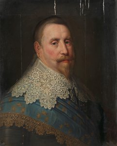 Portrait de Gustave II Adolphe (1594-1632), roi de Suède - Michiel Jansz van Mierevelt (copy after)