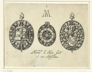 Deux boîtiers de montre et un cadran, vers 1620-26