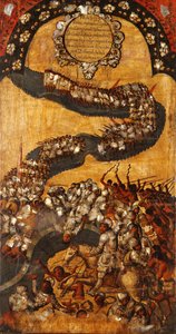 La conquête du Mexique, panneau XVIII, vers 1696-1715