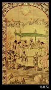 La Conquête du Mexique : Hernando Cortes ordonne la destruction des navires et rencontre les ambassadeurs de Montezuma en 1520 - Miguel and Juan Gonzalez