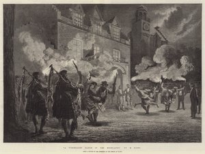 Une danse aux flambeaux dans les Highlands - Mihaly von Zichy