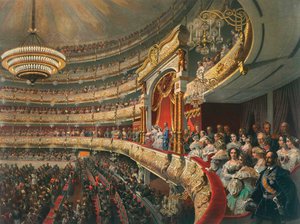 Auditorium du Théâtre Bolchoï, Moscou, Russie